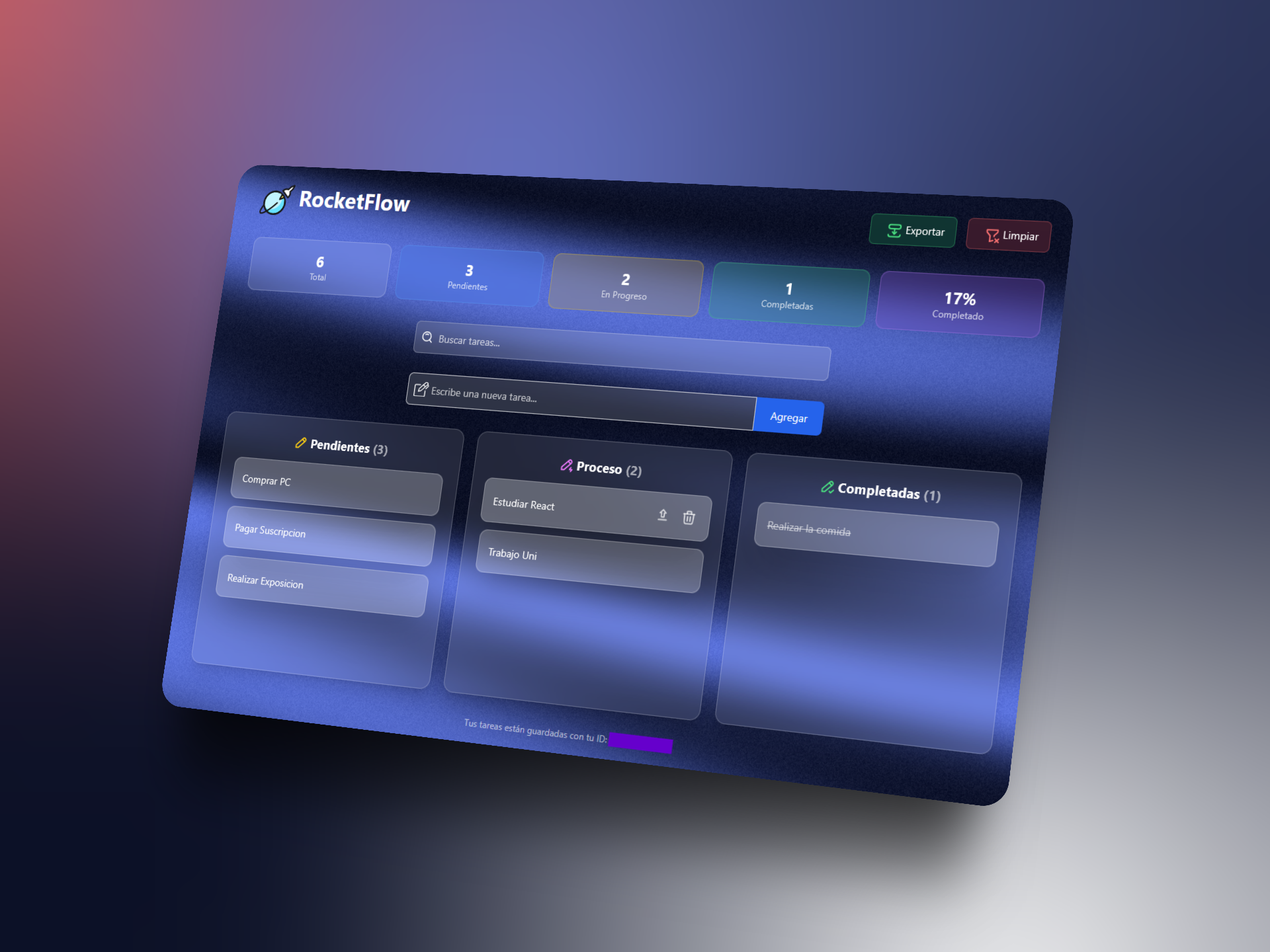 Captura de pantalla de RocketFlow